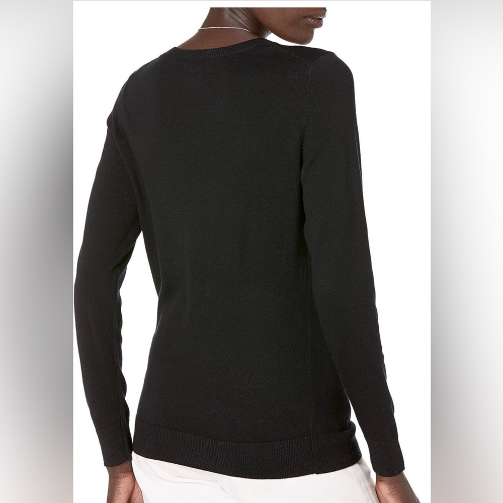 Amazon Essentials Women's Long-Sleeve Lightweight Crewneck Sweater Purple XL - Picture 6 of 7